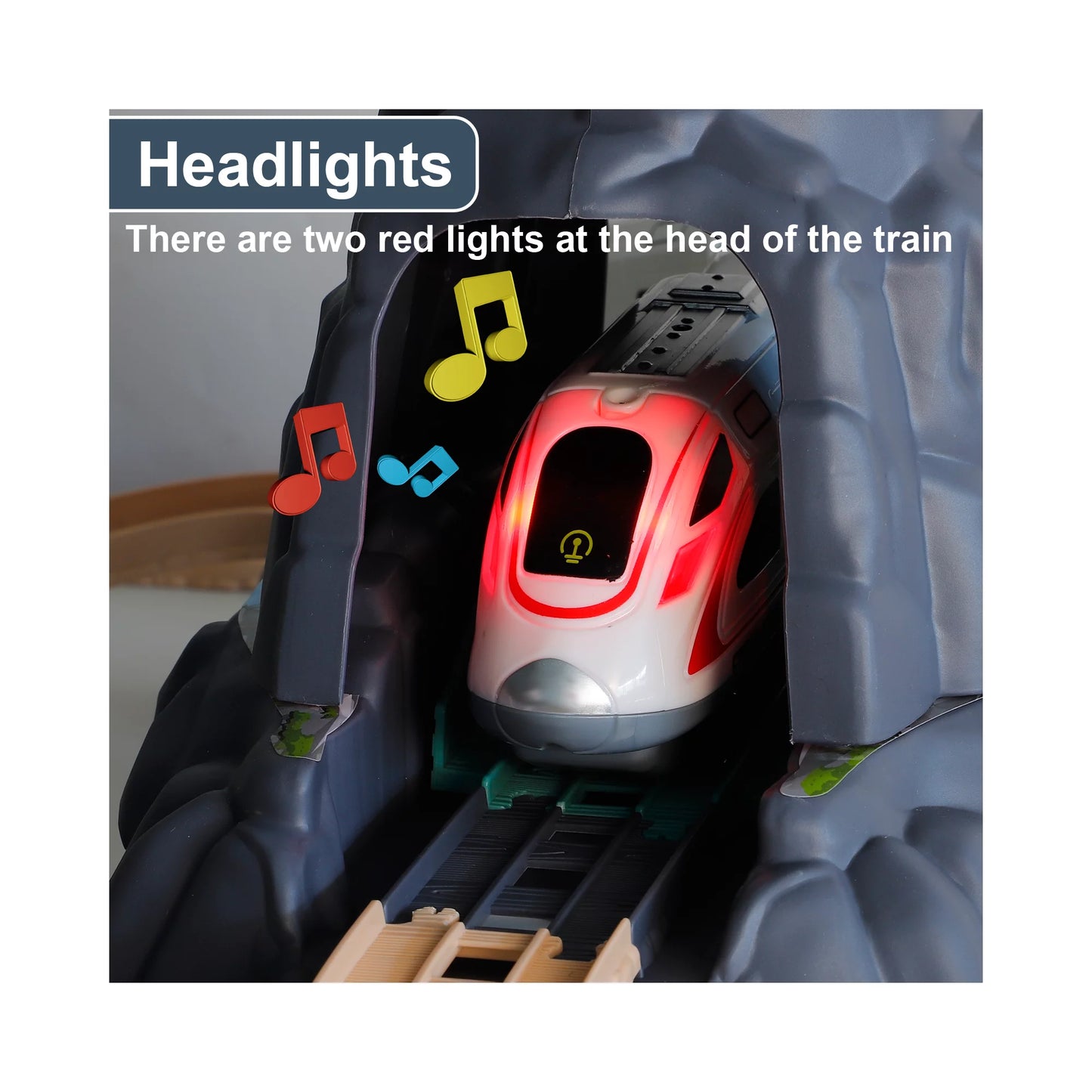NETNEW Train Set for Kids Car Tracks Train Toys Include Theme Accessories for 3 4 5 6 Years Old Kids