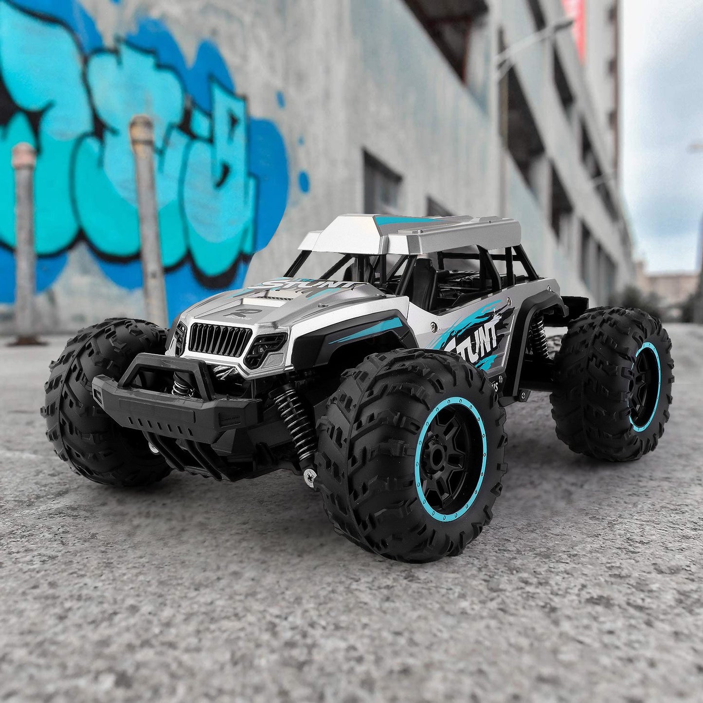 Kids Toys RC Cars Monster Truck 1:14 Remote Control Car 20+MPH 4WD 2.4GHz Off Road All Terrain Car Toys for 6-12 Years Old Boys with 2 Rechargeable Battery