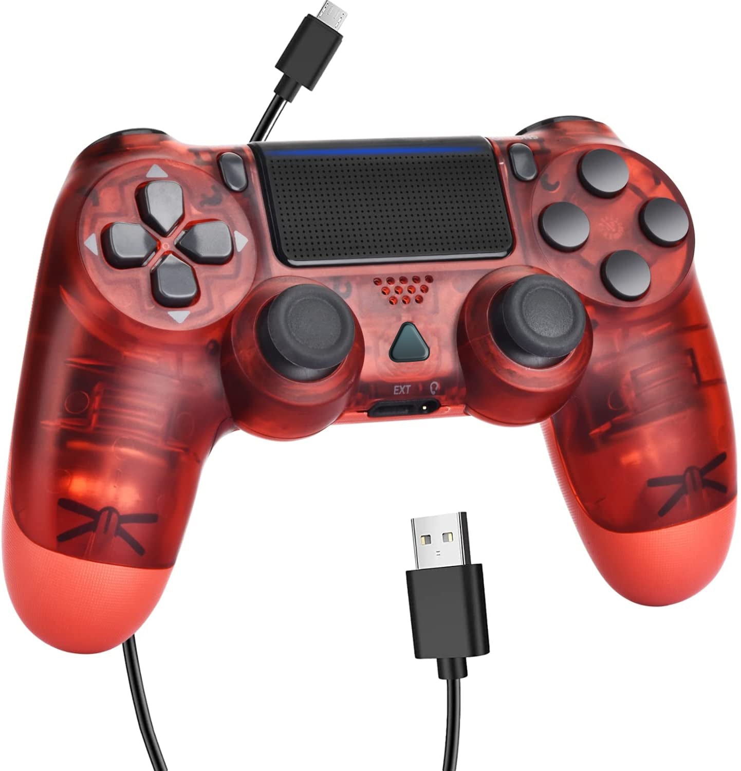 Wireless Game Controller Joystick for PS4/ Slim/Pro Console with Dual Vibration ( Multiple Color)