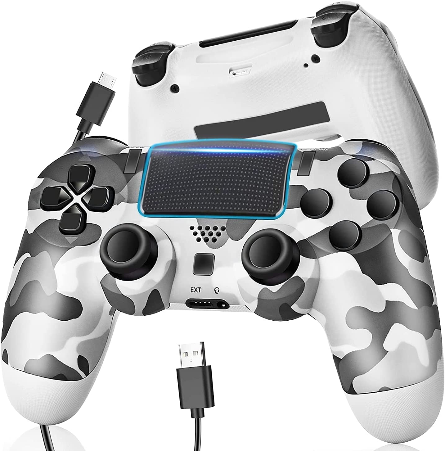 Wireless Game Controller Joystick for PS4/ Slim/Pro Console with Dual Vibration ( Multiple Color)