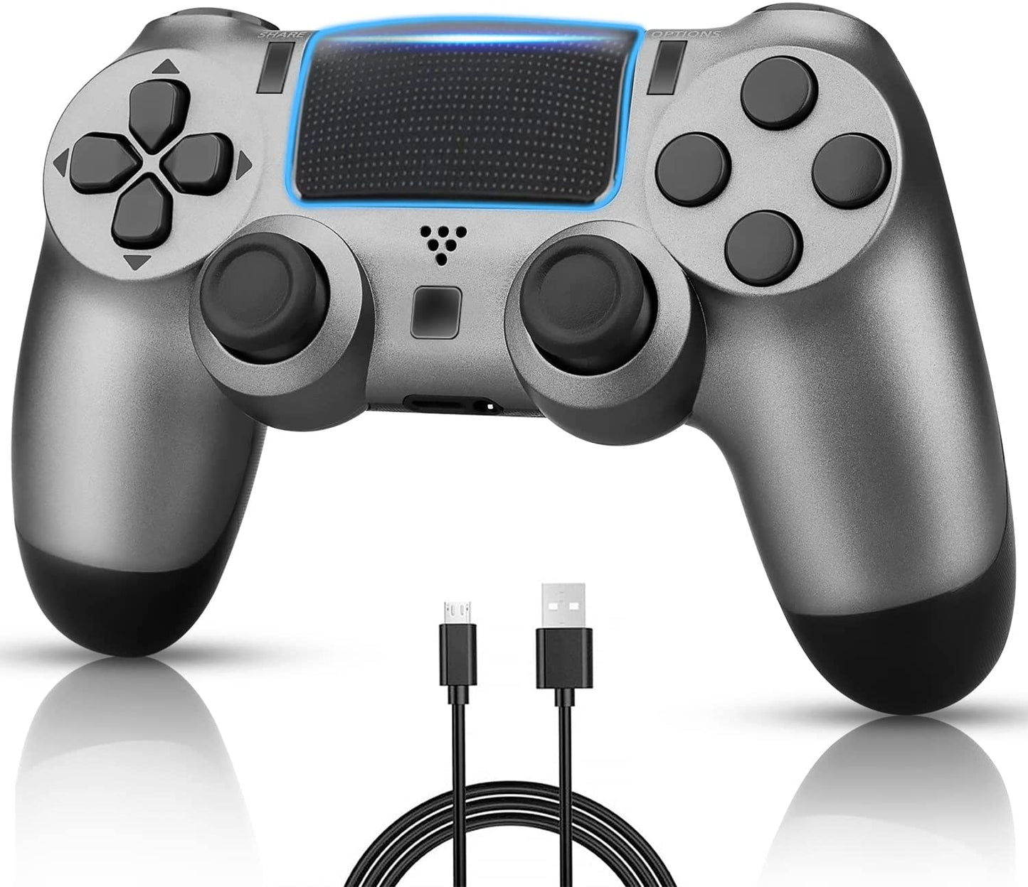 Wireless Game Controller Joystick for PS4/ Slim/Pro Console with Dual Vibration ( Multiple Color)