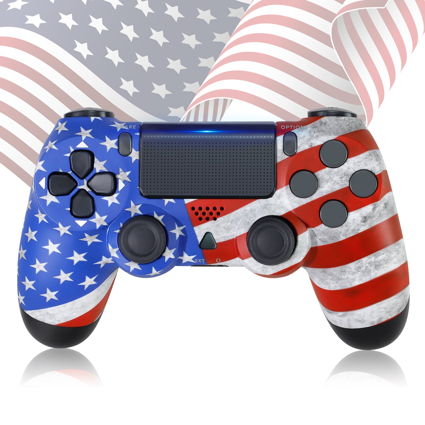Wireless Game Controller Joystick for PS4/ Slim/Pro Console with Dual Vibration ( Multiple Color)