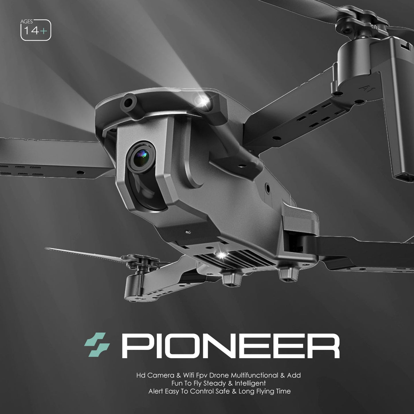 Drone with Dual 4K Camera 120°wide-Angle WiFi Quadcopter ( 3 x Batteries ) Gravity Sensor Voice Control Gesture Control Altitude Hold Auto Hover Trajectory Flight Flip RTF