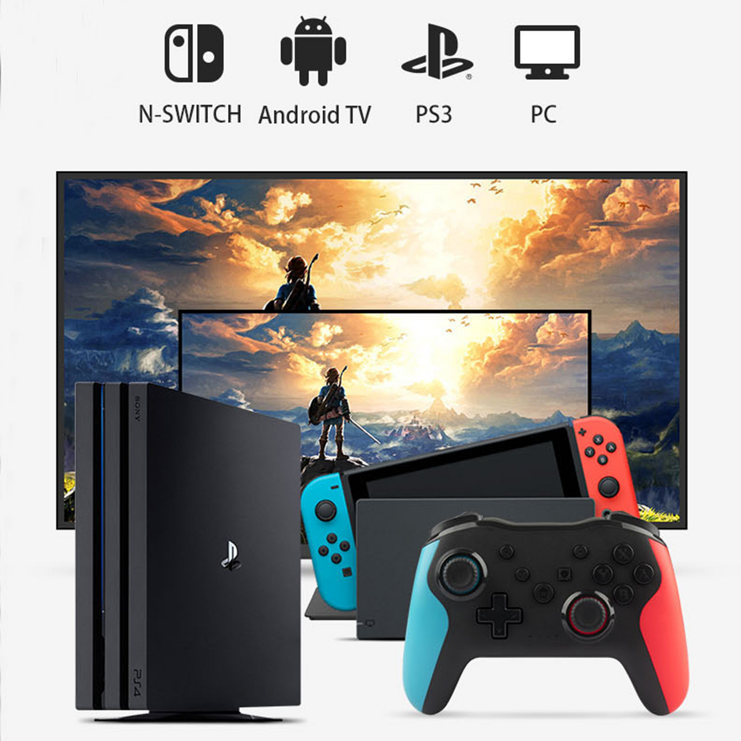 Wireless Pro Controller for Switch/Switch Lite Extra Controllers for Nintendo Switch Controllers with Vibration Motion Control