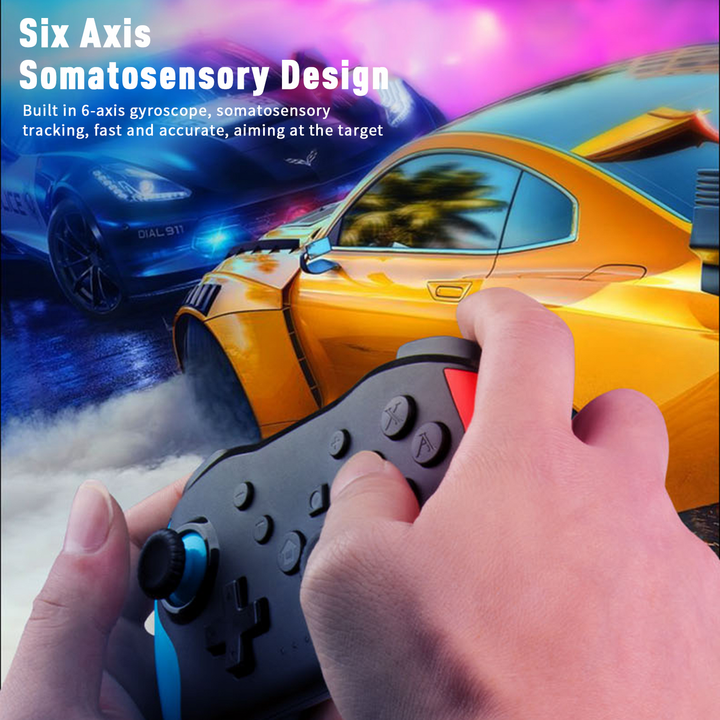 Wireless Pro Controller for Switch/Switch Lite Extra Controllers for Nintendo Switch Controllers with Vibration Motion Control