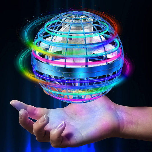 Flying Ball Toys, Hover Orb, 2022 Magic Controller Mini Drone, Boomerang Spinner 360 Rotating Spinning UFO Safe for Kids Adults