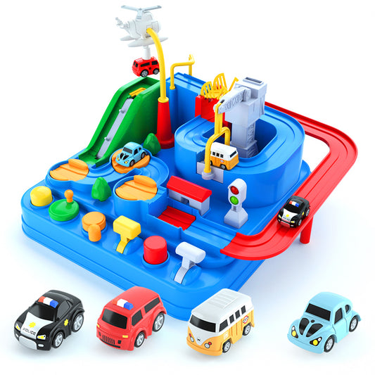 Adventure Race Tracks Car Toddler Kids Toys for Age 3 4 5 6 7 Year Old Boys Girls Cars Games for Birthday Gift Puzzles